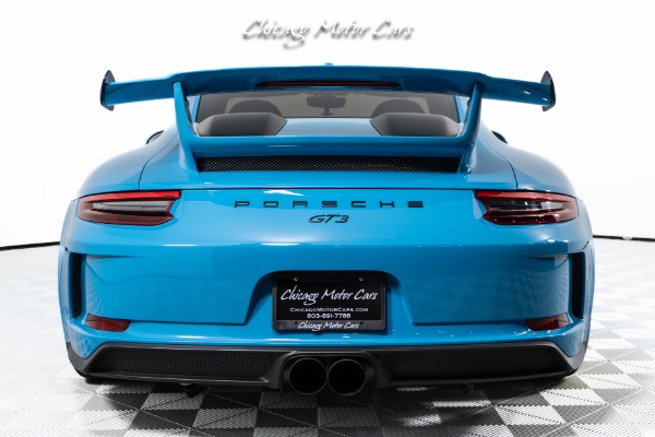 Used-2018-Porsche-911-GT3-Rare-Miami-Blue-Front-End-Lifter-Loaded