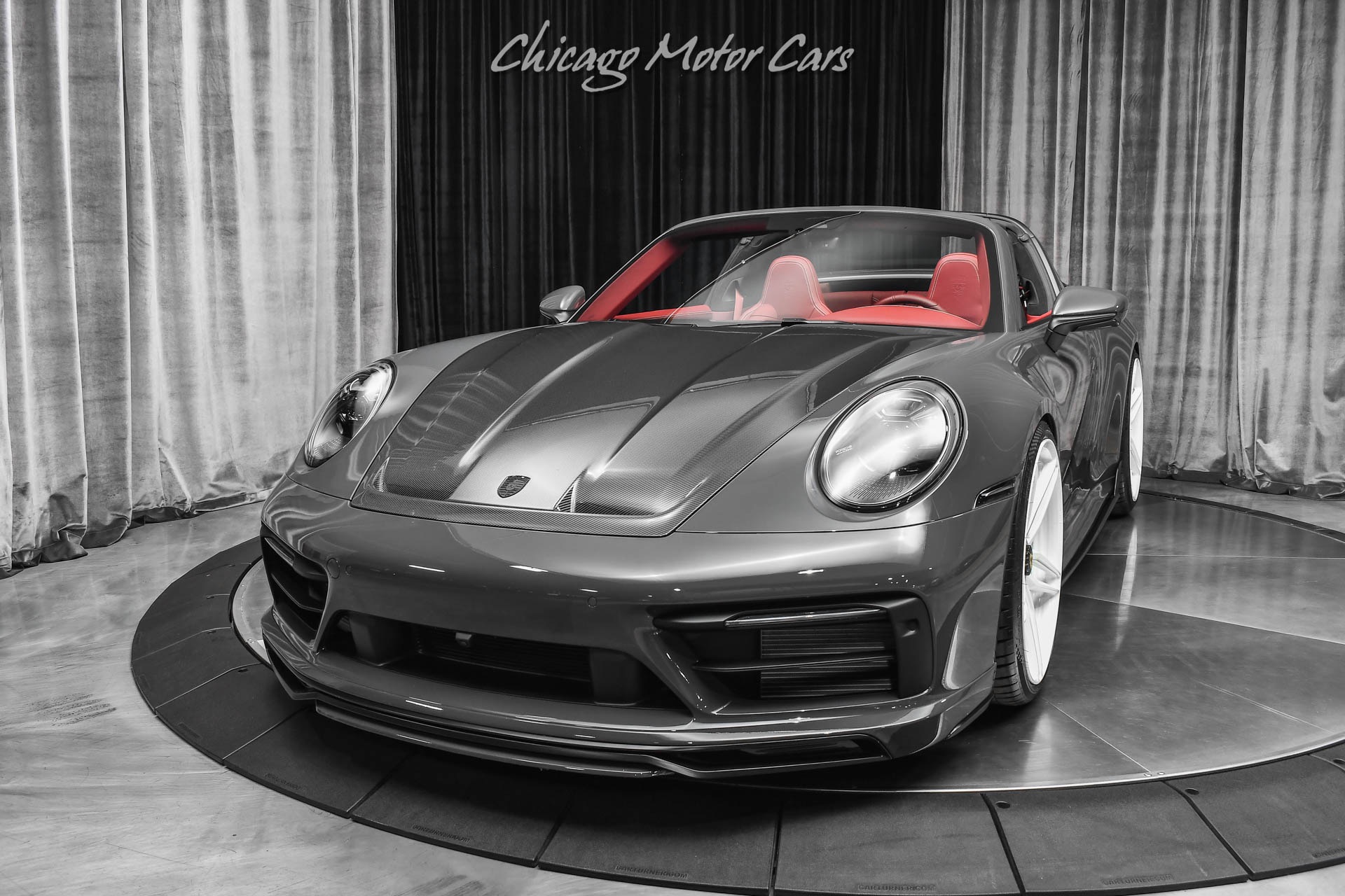 Used-2023-Porsche-911-Targa-4-GTS-1k-Miles-PTS-Grey-Black-ANRKY-Wheels-70K-in-UPGRADES