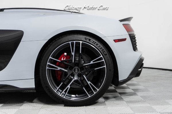 Used-2023-Audi-R8-V10-Performance-52-Quattro-Spyder-ONLY-865-Miles-Suzuka-Gray-Black-Optics-Pkg