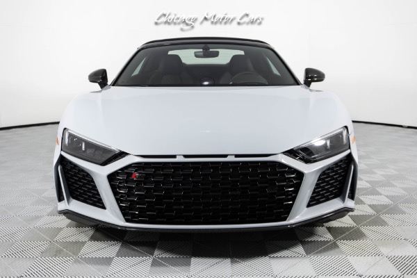 Used-2023-Audi-R8-V10-Performance-52-Quattro-Spyder-ONLY-865-Miles-Suzuka-Gray-Black-Optics-Pkg