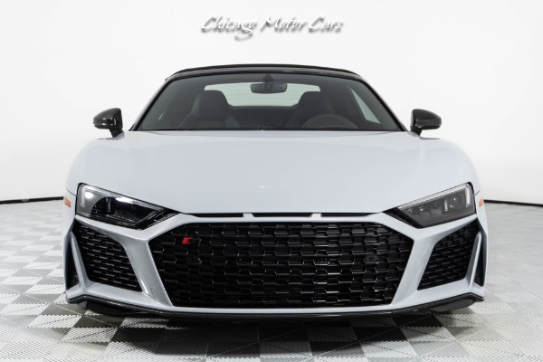 Used-2023-Audi-R8-V10-Performance-52-Quattro-Spyder-ONLY-865-Miles-Suzuka-Gray-Black-Optics-Pkg