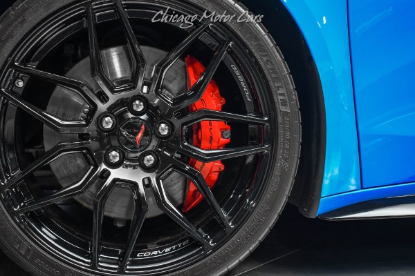 Used-2023-Chevrolet-Corvette-Z06-Convertible-3LZ-Rapid-Blue-Red-Interior-LOADED-Carbon-Fiber-Upgrades