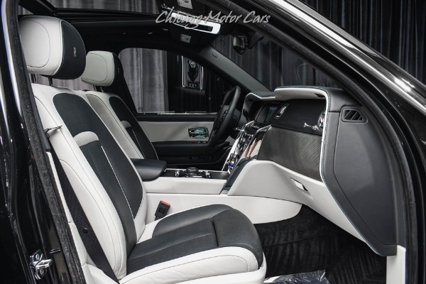 Used-2022-Rolls-Royce-Cullinan-SUV-Only-7K-Miles-Rear-Picnic-Tables-Black-Diamond---Cashmere-Color-Combo