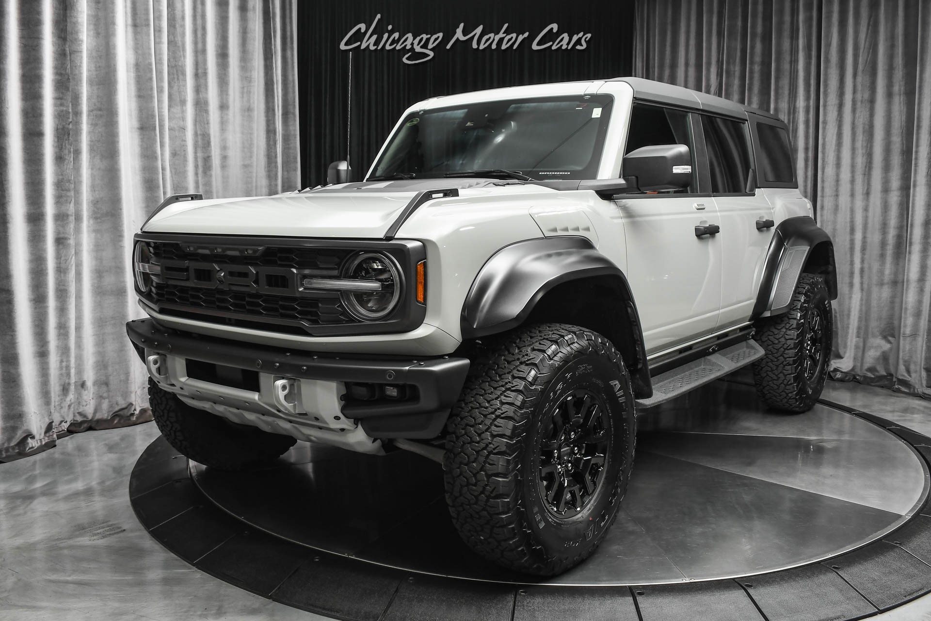 Used-2023-Ford-Bronco-Raptor-SUV-Cactus-Grey-Lux-Package-3-Piece-Hard-Top-Off-Road-Ready