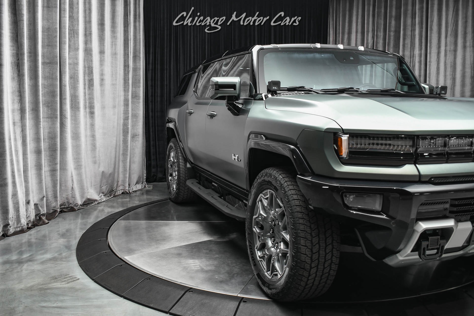 Used-2024-GMC-HUMMER-EV-3X-Edition-1-SUV-Moonshot-Matte-Green-Illumination-Pkg-1000HP--11500TQ