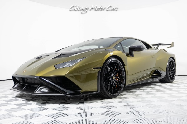 Used-2023-Lamborghini-Huracan-STO-Original-MSRP-478k-Perfect-Spec-Only-450-Miles-LOADED-Verde-Gea-Lucido