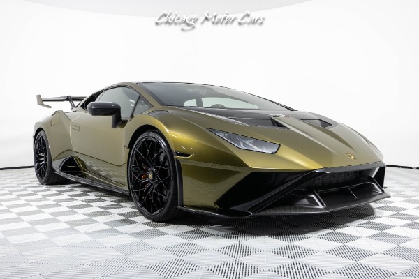 Used-2023-Lamborghini-Huracan-STO-Original-MSRP-478k-Perfect-Spec-Only-450-Miles-LOADED-Verde-Gea-Lucido