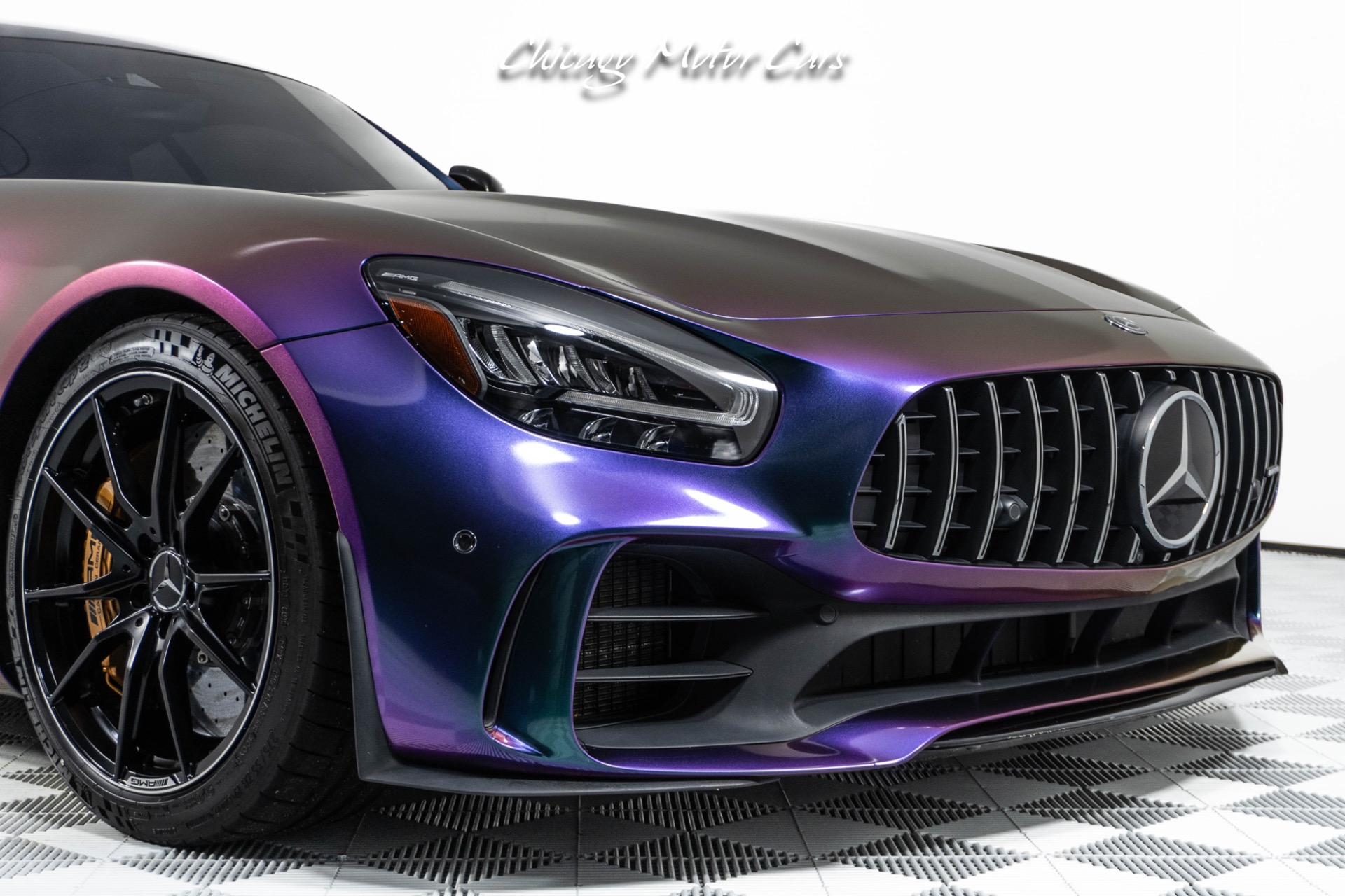 Deep Purple Mercedes-AMG GT R Pro Laden With Carbon Looks Near