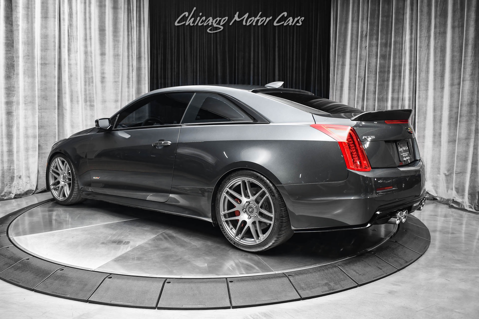 Used-2016-Cadillac-ATS-V-Coupe-Recaro-Seats-Lux-Pkg-Forgestar-Wheels-Borla-Exhaust-ONLY-5k-Miles