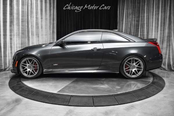 Used-2016-Cadillac-ATS-V-Coupe-Recaro-Seats-Lux-Pkg-Forgestar-Wheels-Borla-Exhaust-ONLY-5k-Miles