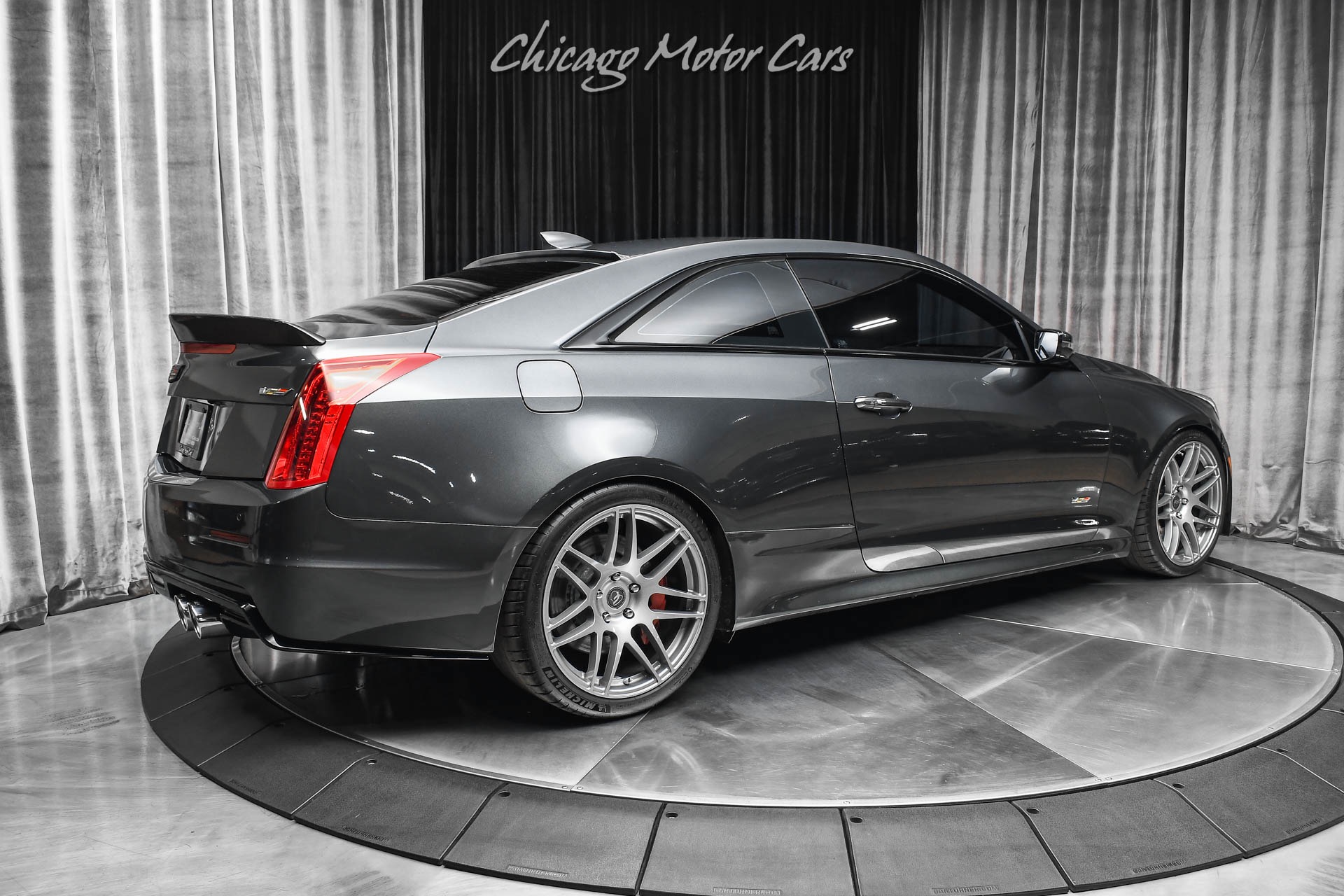 Used-2016-Cadillac-ATS-V-Coupe-Recaro-Seats-Lux-Pkg-Forgestar-Wheels-Borla-Exhaust-ONLY-5k-Miles