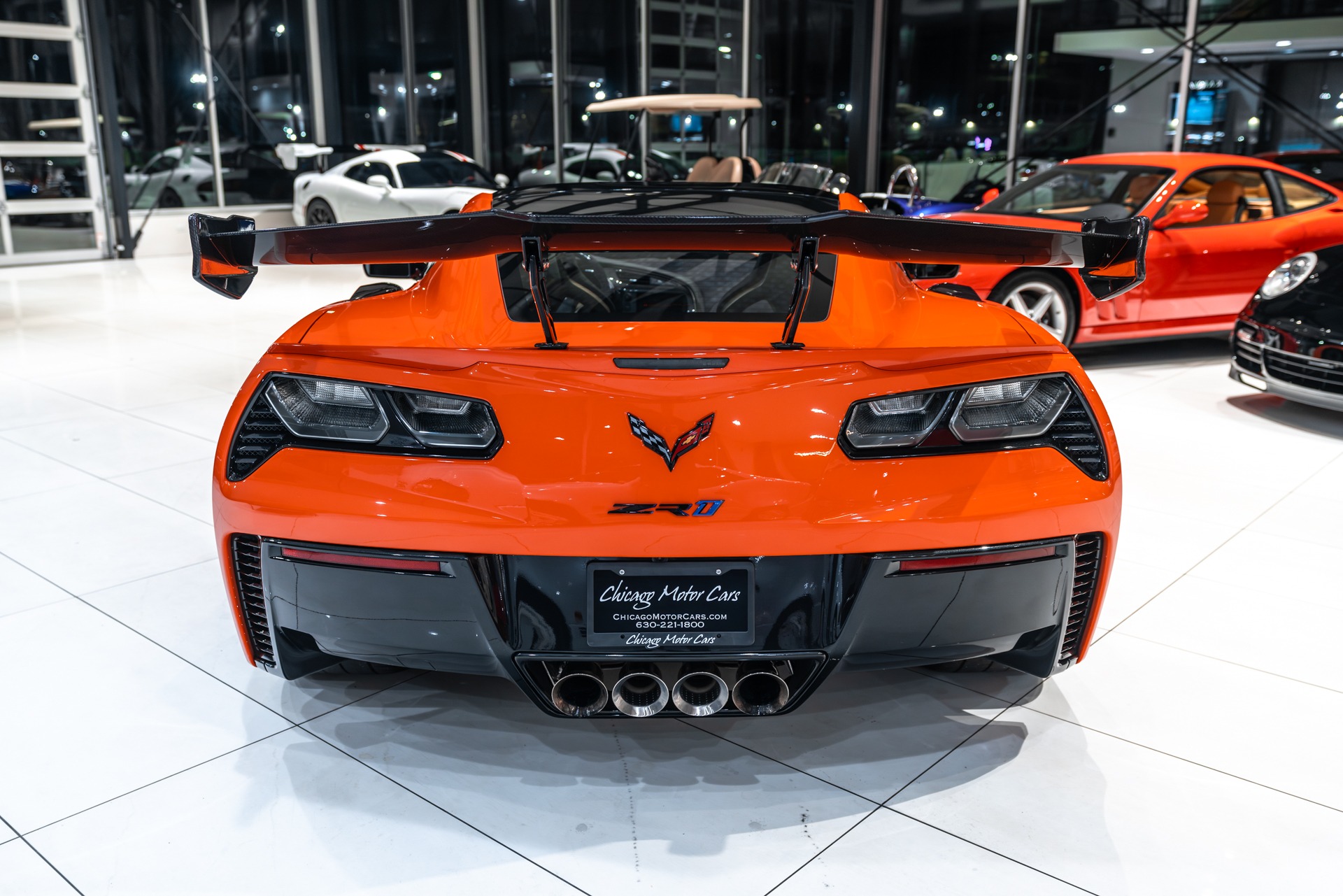 Used-2019-Chevrolet-Corvette-ZR1-3ZR-ZTK-Coupe-Sebring-Orange-Pkg-Only-300-Miles-LOADED