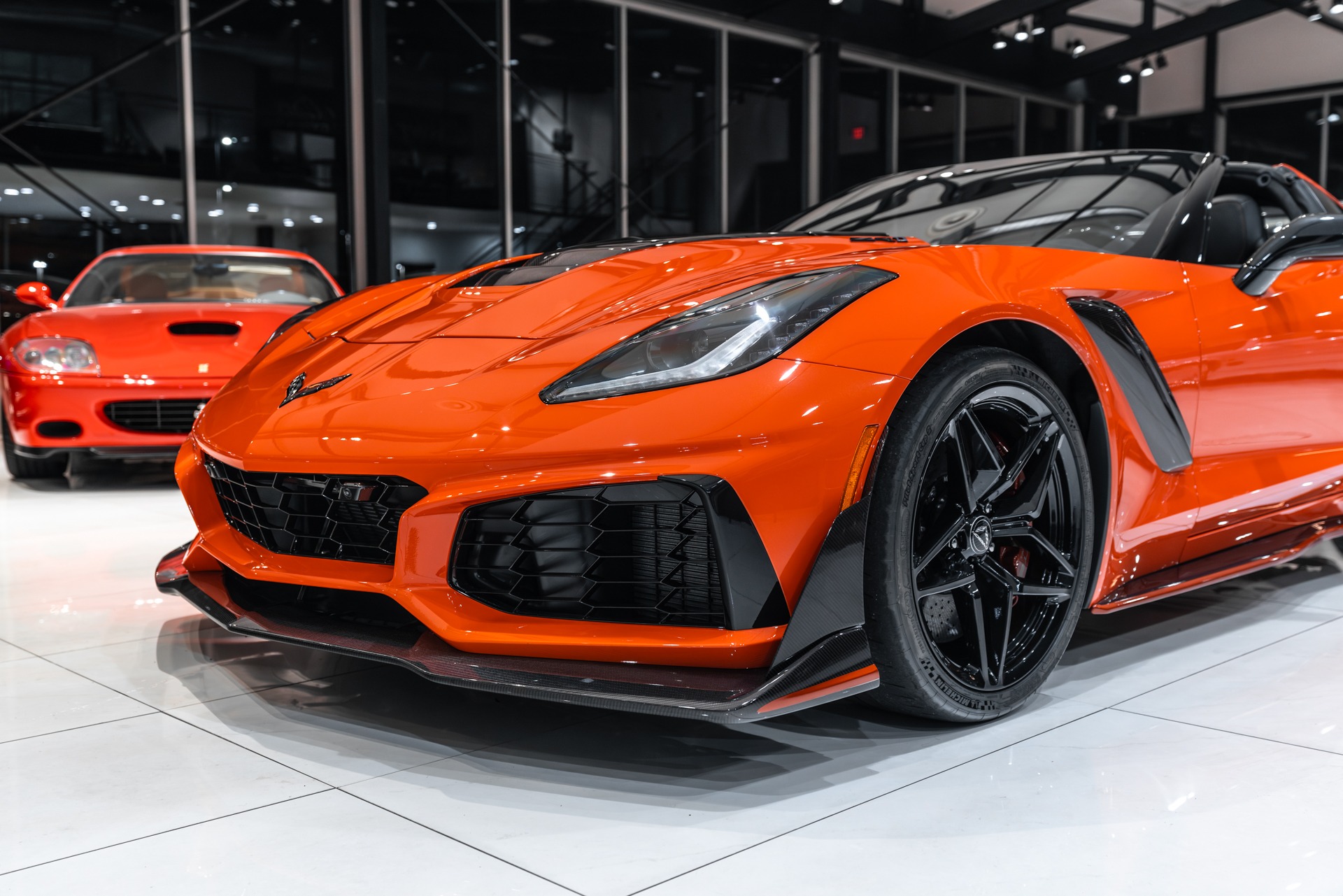 Used 2019 Chevrolet Corvette ZR1 3ZR ZTK Coupe Sebring Orange Pkg 