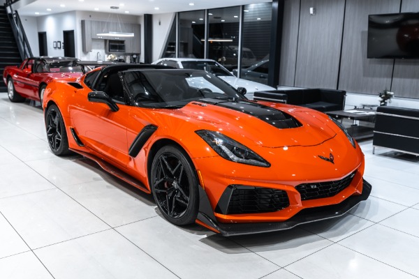 Used-2019-Chevrolet-Corvette-ZR1-3ZR-ZTK-Coupe-Sebring-Orange-Pkg-Only-300-Miles-LOADED