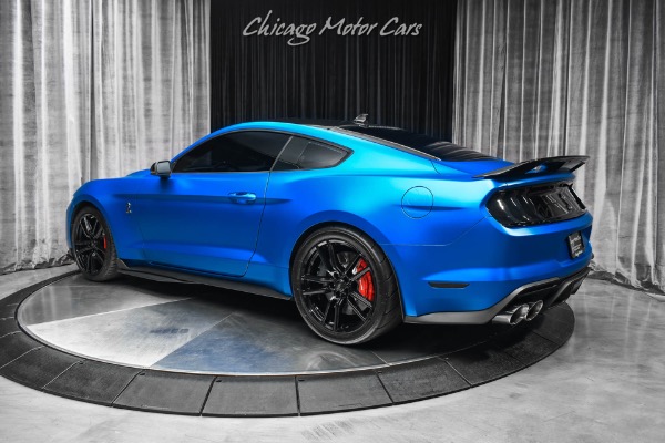 Used 2020 Ford Mustang Shelby GT500 Matte Blue Wrap! (Magnetic Grey ...