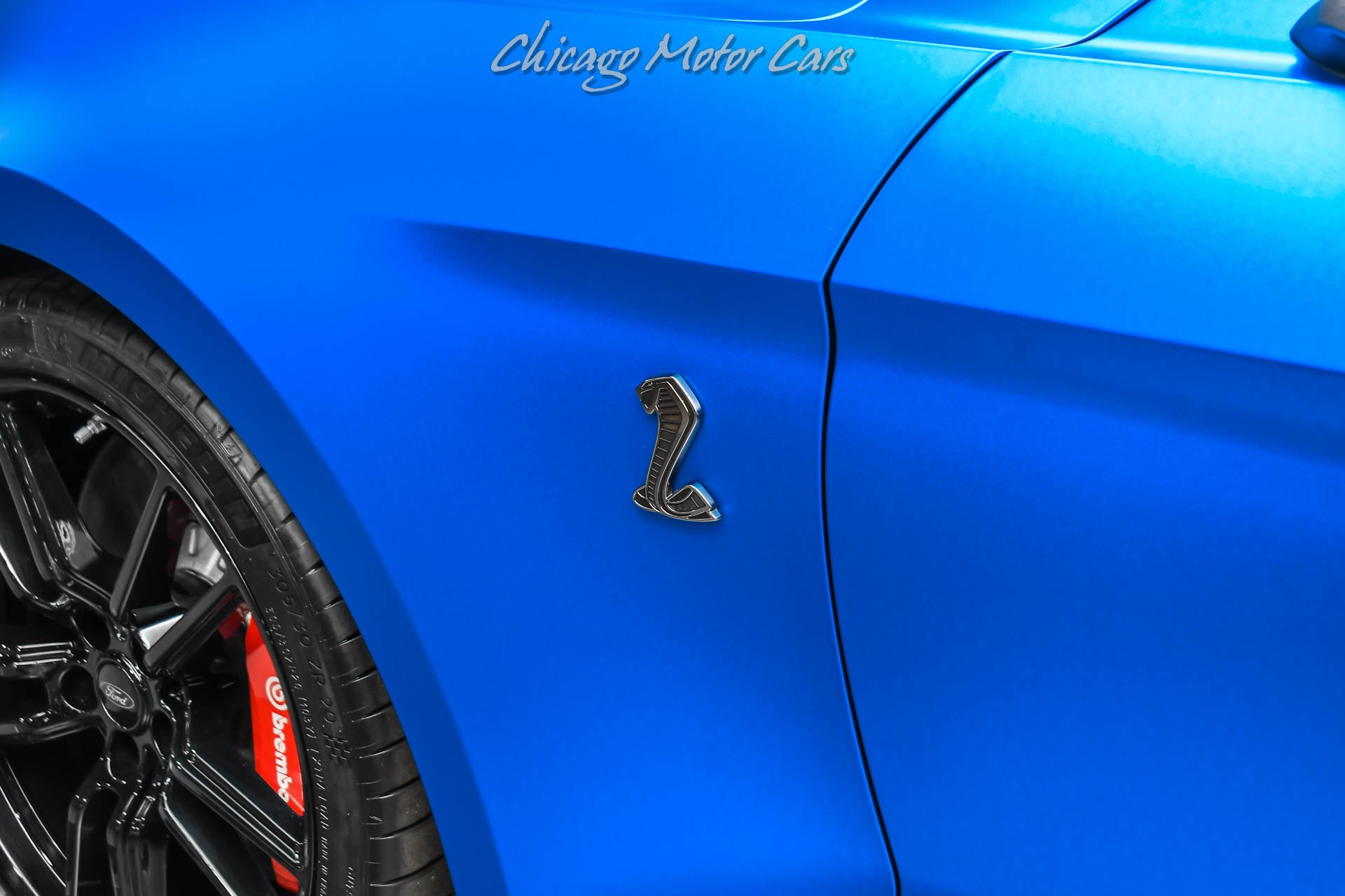 Used-2020-Ford-Mustang-Shelby-GT500-Matte-Blue-Wrap-Tech-Pkg-Carbon-Pkg