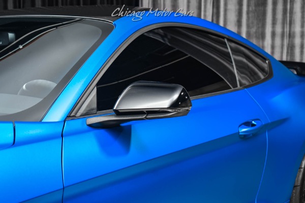 Used-2020-Ford-Mustang-Shelby-GT500-Matte-Blue-Wrap-Tech-Pkg-Carbon-Pkg