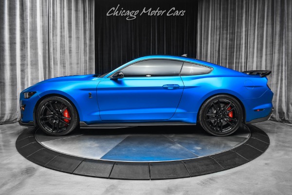 Used 2020 Ford Mustang Shelby GT500 Matte Blue Wrap! (Magnetic Grey ...