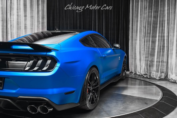 Used 2020 Ford Mustang Shelby GT500 Matte Blue Wrap! (Magnetic Grey ...