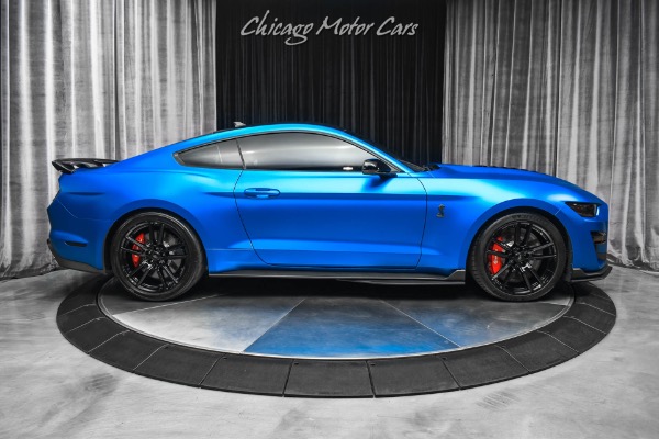 Used 2020 Ford Mustang Shelby GT500 Matte Blue Wrap! (Magnetic Grey ...