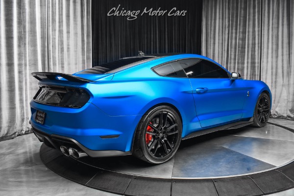 Used 2020 Ford Mustang Shelby GT500 Matte Blue Wrap! (Magnetic Grey ...