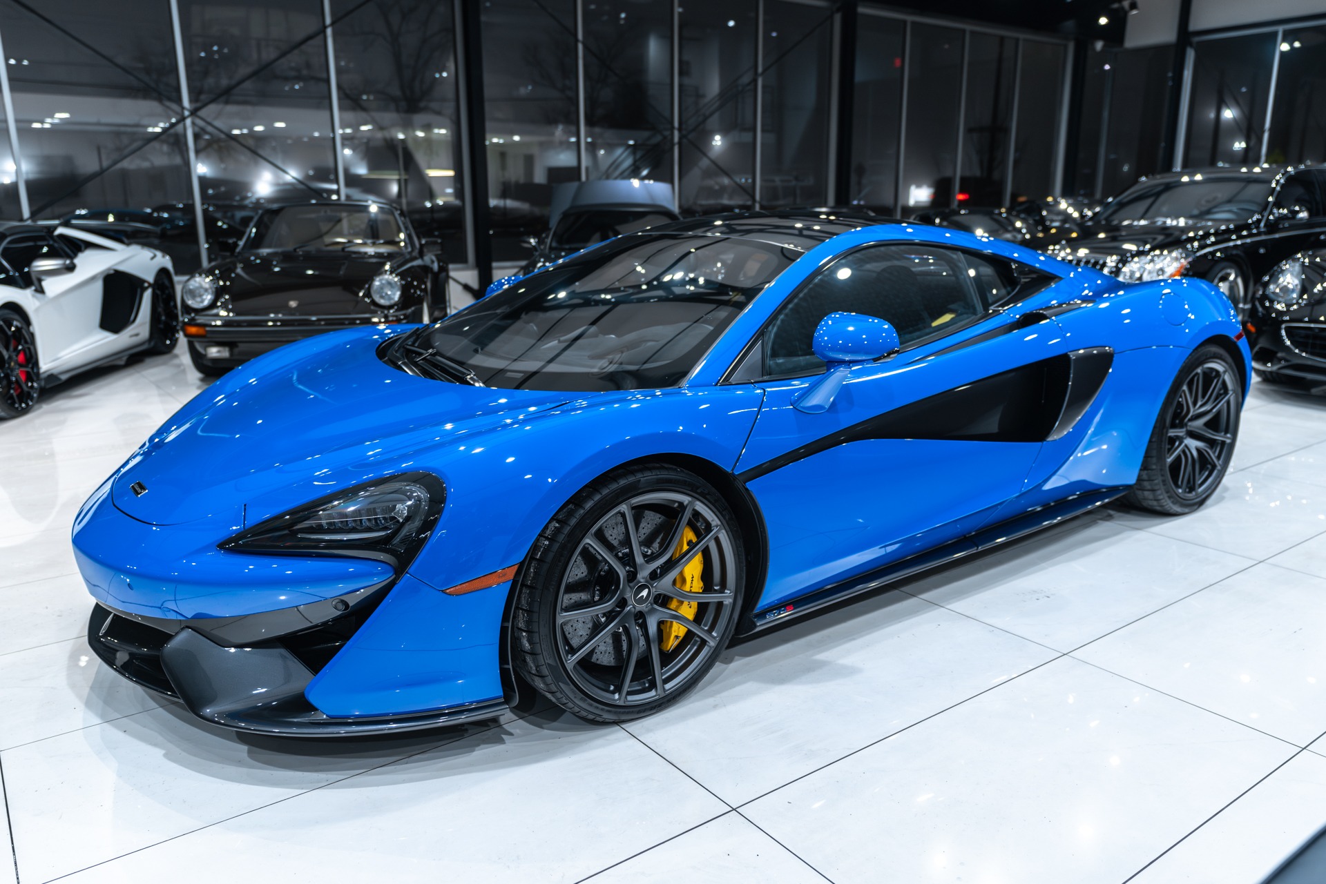 Used-2019-McLaren-570S-Coupe-ONLY-4k-Miles-Track-Pack-Front-Lift-RARE-MSO-Paris-Blue-LOADED