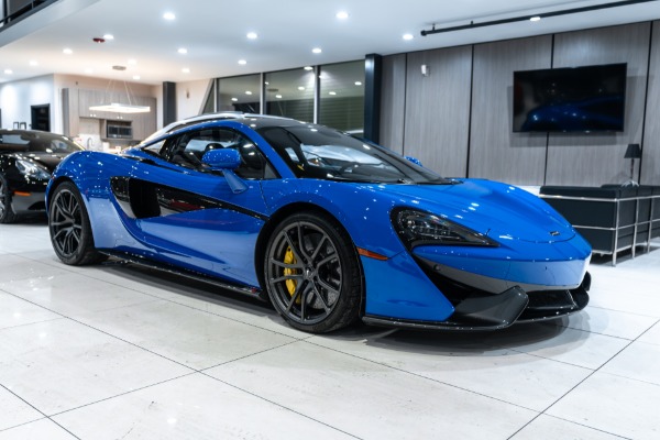 Used-2019-McLaren-570S-Coupe-ONLY-4k-Miles-Track-Pack-Front-Lift-RARE-MSO-Paris-Blue-LOADED