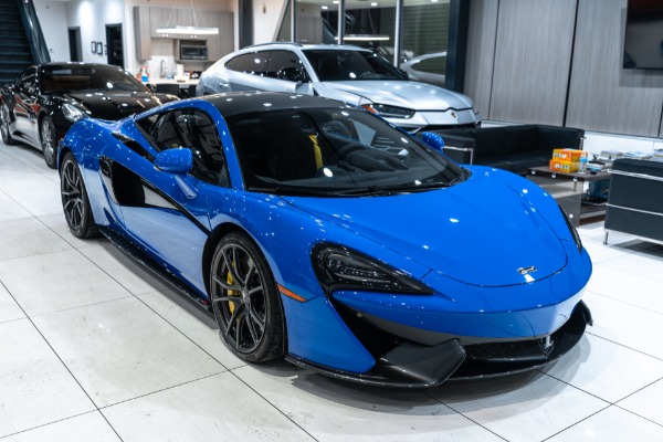 Used-2019-McLaren-570S-Coupe-ONLY-4k-Miles-Track-Pack-Front-Lift-RARE-MSO-Paris-Blue-LOADED