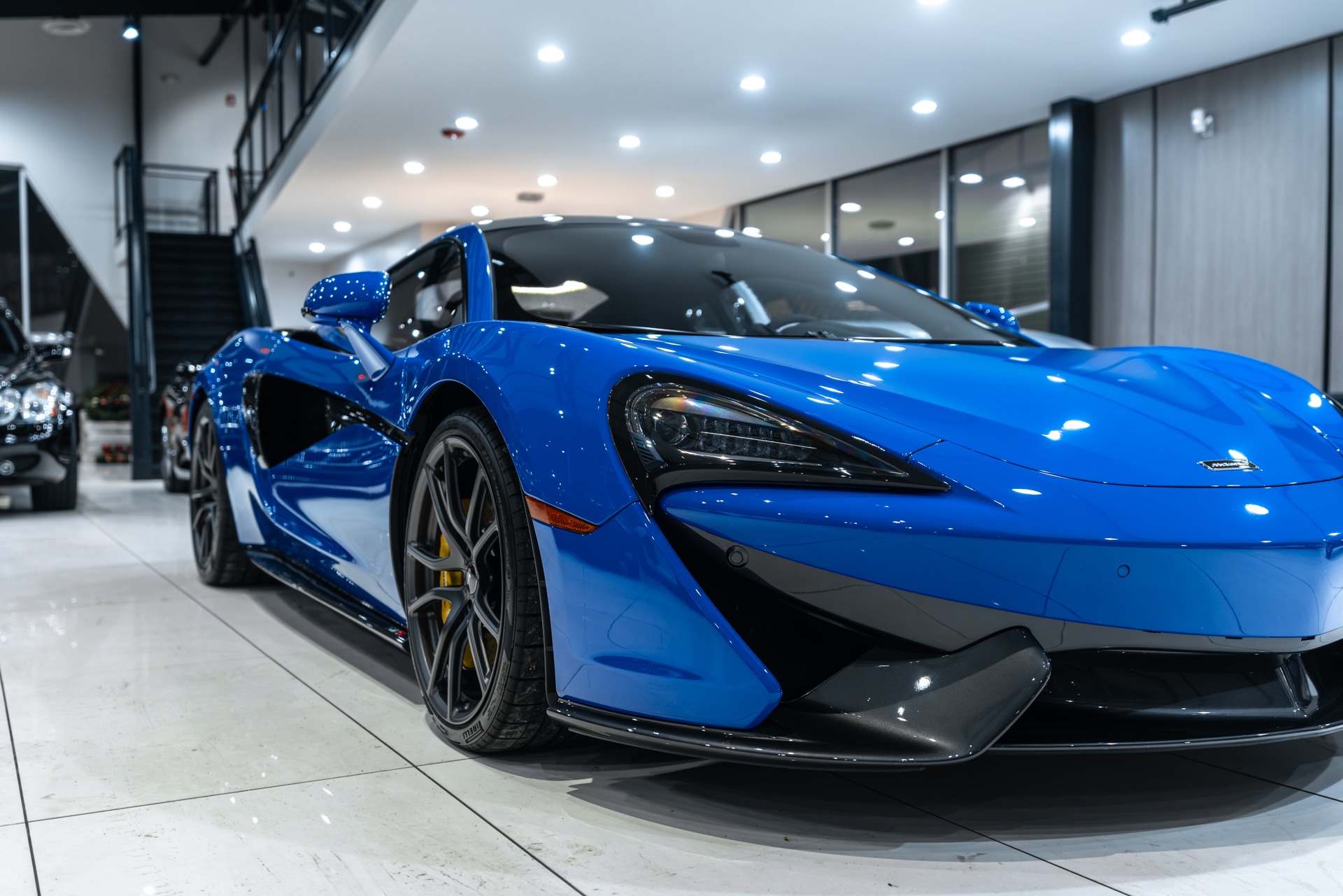 Used-2019-McLaren-570S-Coupe-ONLY-4k-Miles-Track-Pack-Front-Lift-RARE-MSO-Paris-Blue-LOADED