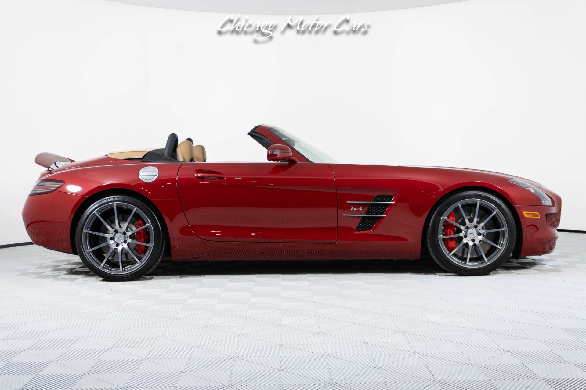 Used-2012-Mercedes-Benz-SLS-AMG-Roadster-Only-6K-Miles-Convertible-Burmeister-3D-Surround-Sound-AMG-Forged-Wheels