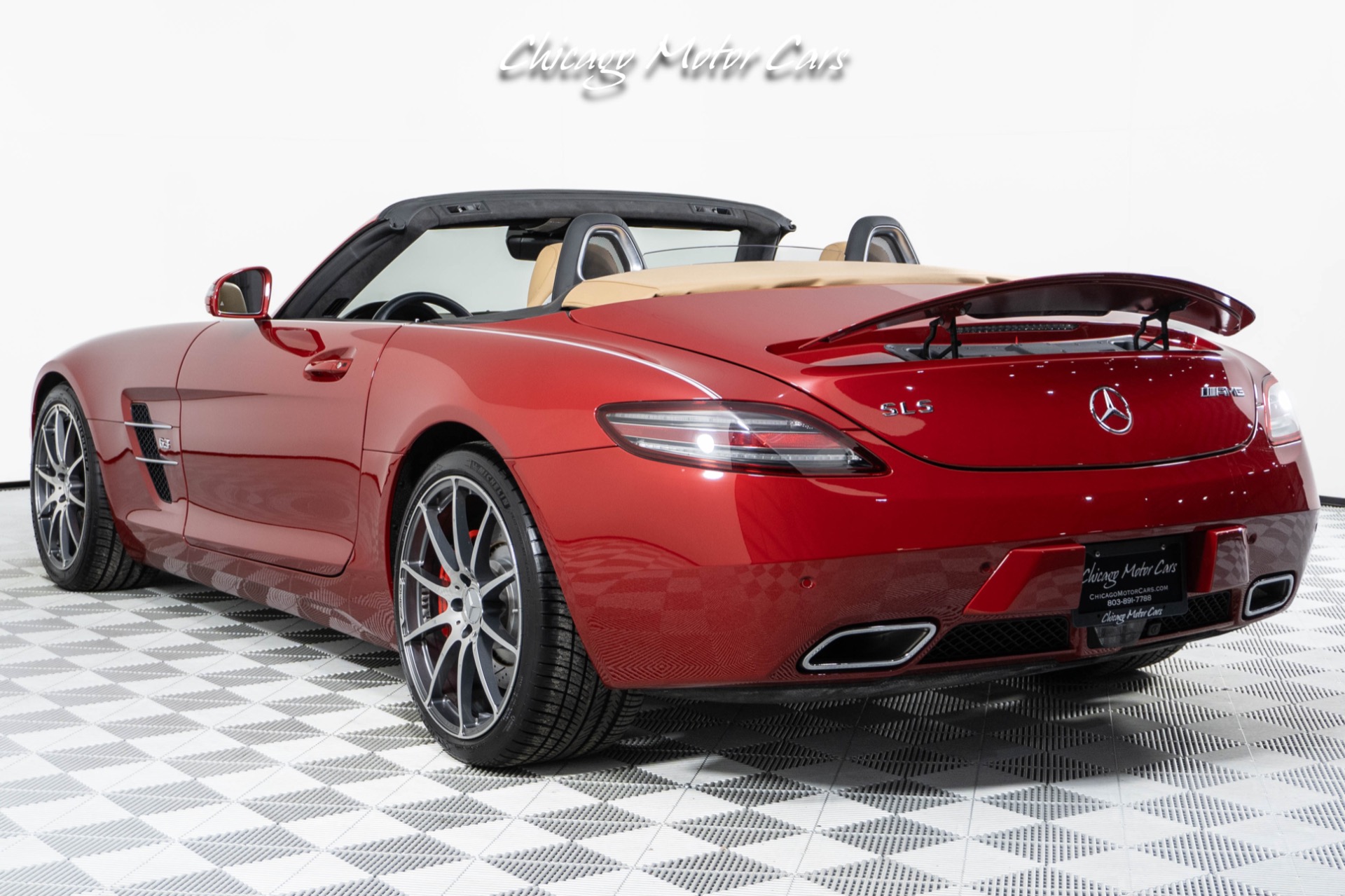 Used-2012-Mercedes-Benz-SLS-AMG-Roadster-Only-6K-Miles-Convertible-Burmeister-3D-Surround-Sound-AMG-Forged-Wheels