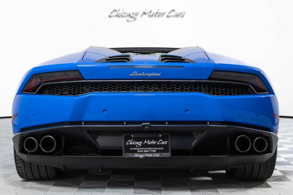 Used-2016-Lamborghini-Huracan-LP610-4-Spyder-Ad-Personam-Blu-Lemans-Front-End-PPF-Front-End-Lifter-Loaded