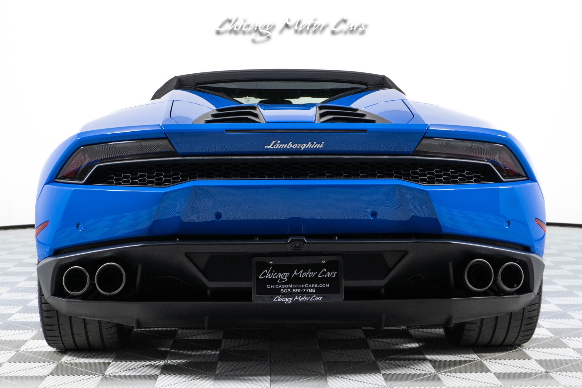 Used-2016-Lamborghini-Huracan-LP610-4-Spyder-Ad-Personam-Blu-Lemans-Front-End-PPF-Front-End-Lifter-Loaded