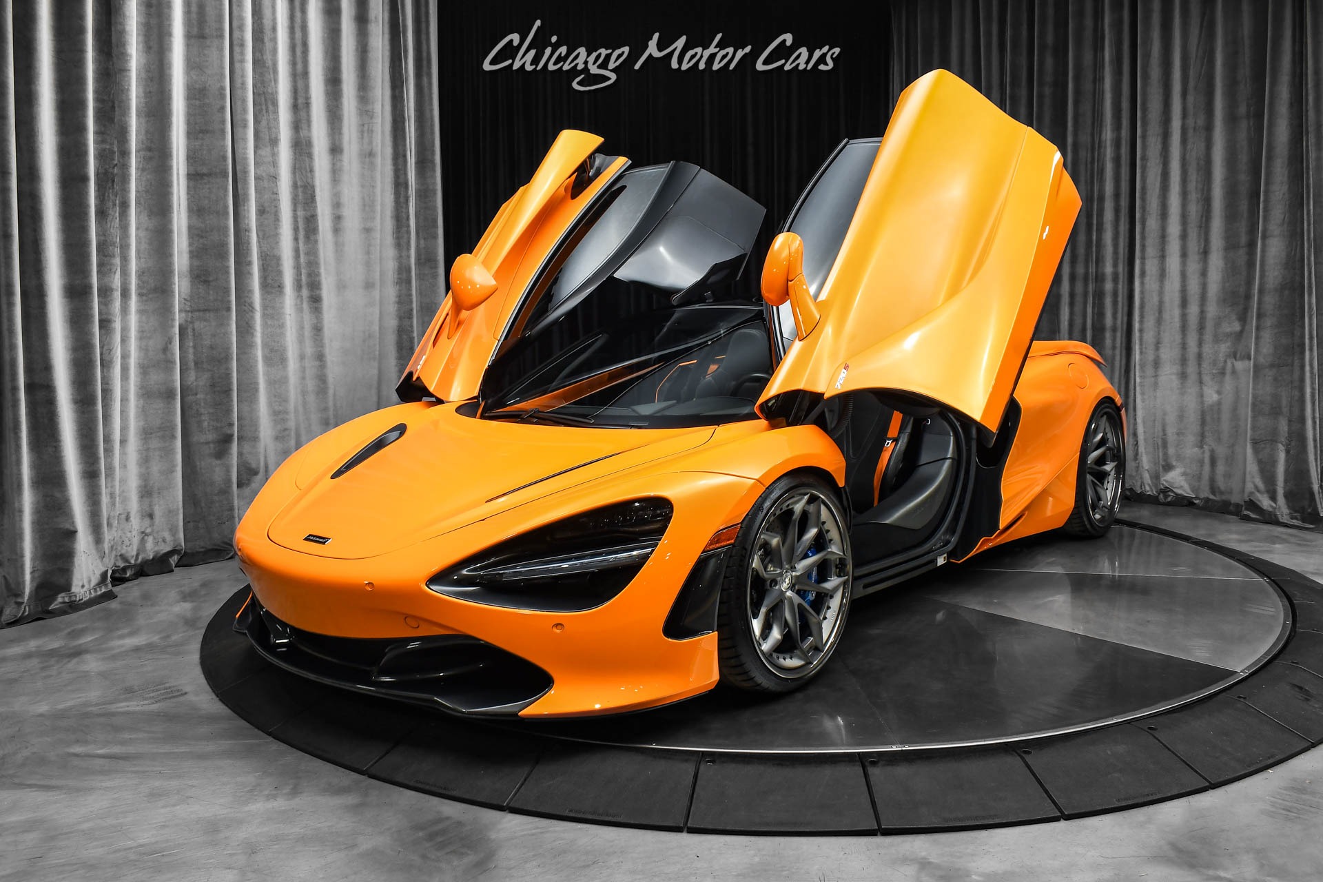 Used-2019-McLaren-720S-Luxury-MSO-Papaya-Spark-Front-Lift-HRE-Wheels-Only-7k-Miles-Loaded