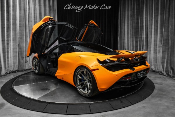 Used-2019-McLaren-720S-Luxury-MSO-Papaya-Spark-Front-Lift-HRE-Wheels-Only-7k-Miles-Loaded