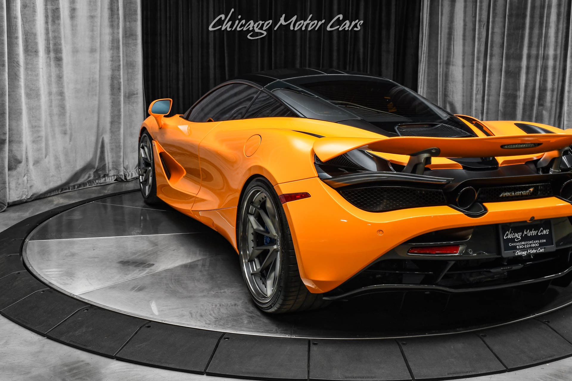 Used-2019-McLaren-720S-Luxury-MSO-Papaya-Spark-Front-Lift-HRE-Wheels-Only-7k-Miles-Loaded