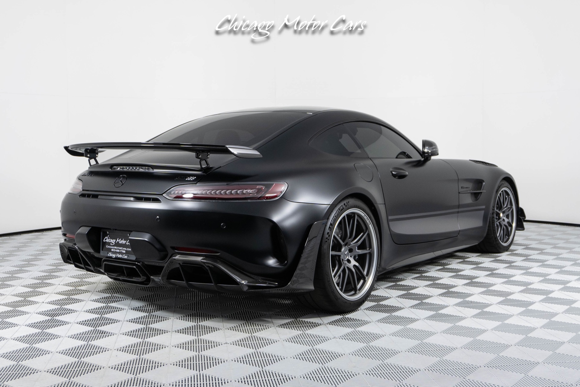 Used-2020-Mercedes-Benz-AMG-GT-R-Pro-Coupe-Matte-Black-Wrap-4K-Miles-Carbon-Ceramics