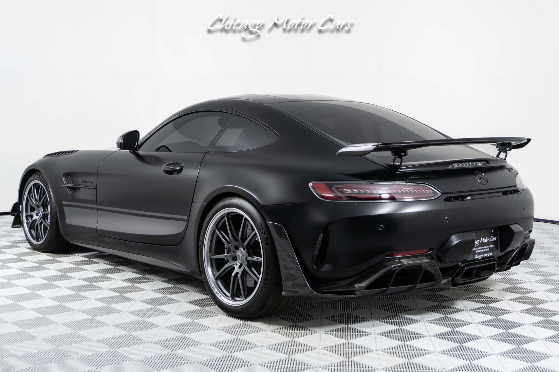 Used-2020-Mercedes-Benz-AMG-GT-R-Pro-Coupe-Matte-Black-Wrap-4K-Miles-Carbon-Ceramics