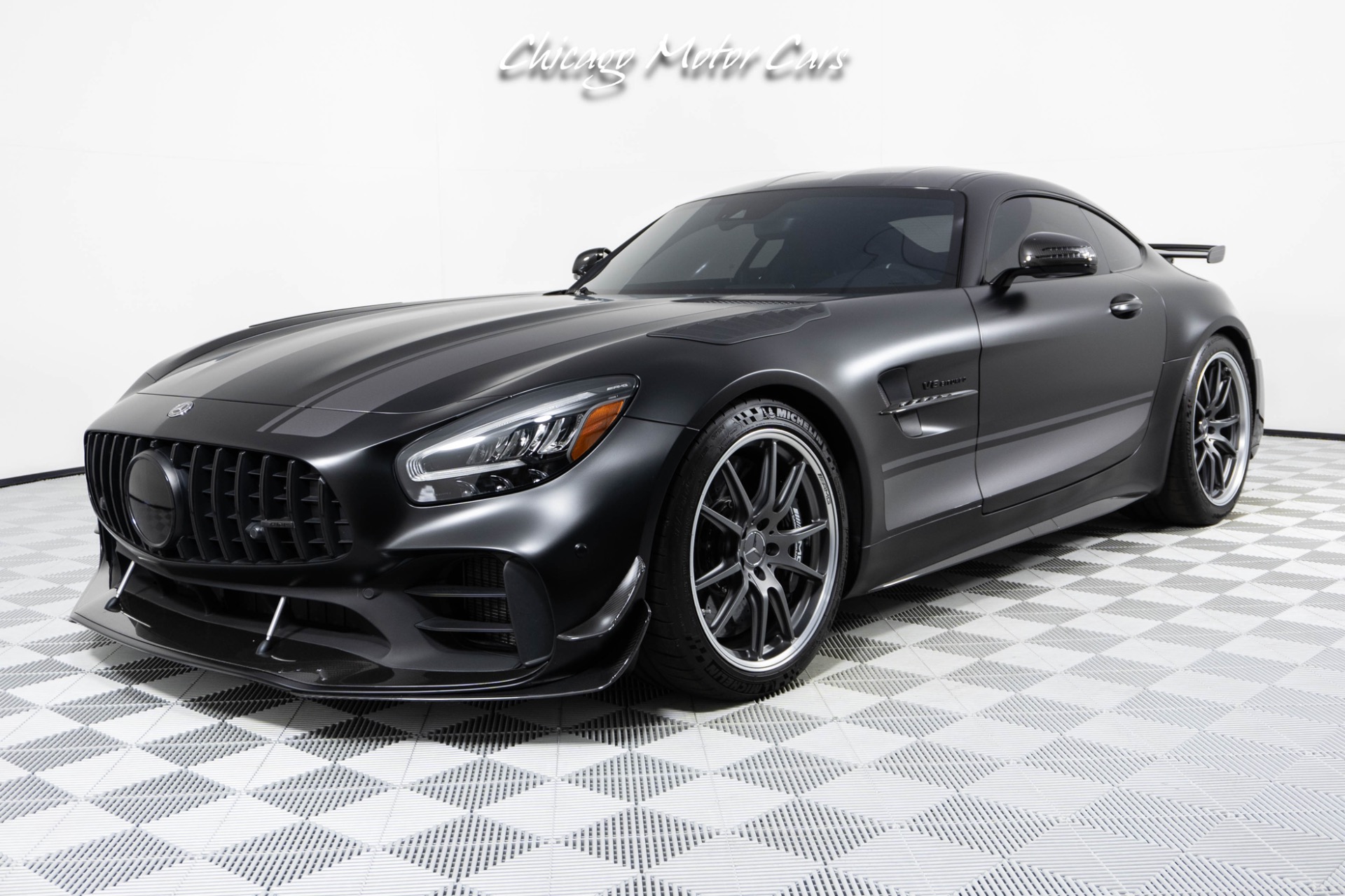 Used-2020-Mercedes-Benz-AMG-GT-R-Pro-Coupe-Matte-Black-Wrap-4K-Miles-Carbon-Ceramics