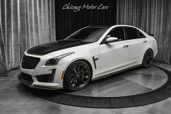 Used-2017-Cadillac-CTS-V-Sedan-TONS-of-Carbon-MSRP-103K-Matte-Wrap-Recaro-Seats-LOADED