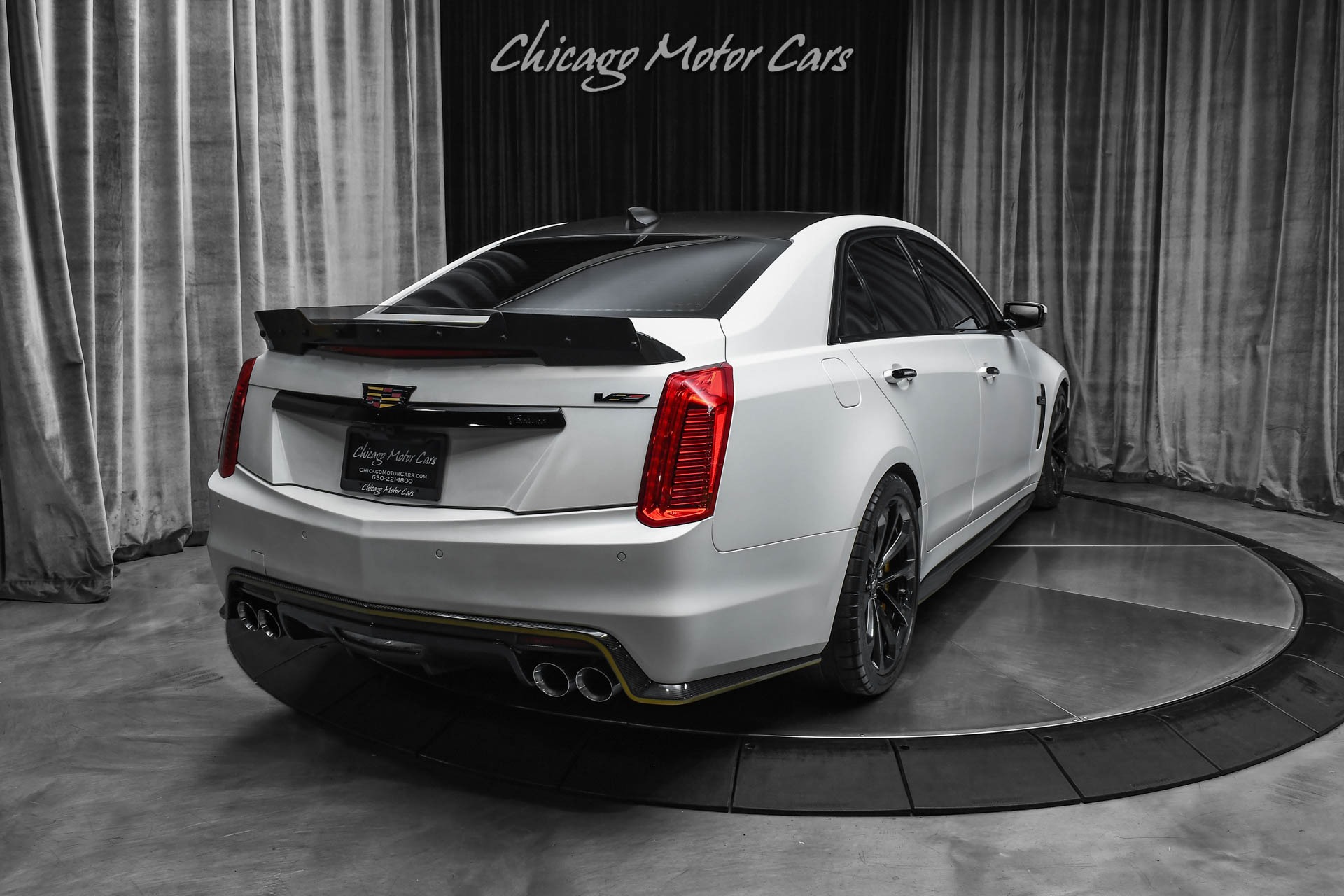 Used-2017-Cadillac-CTS-V-Sedan-TONS-of-Carbon-MSRP-103K-Matte-Wrap-Recaro-Seats-LOADED