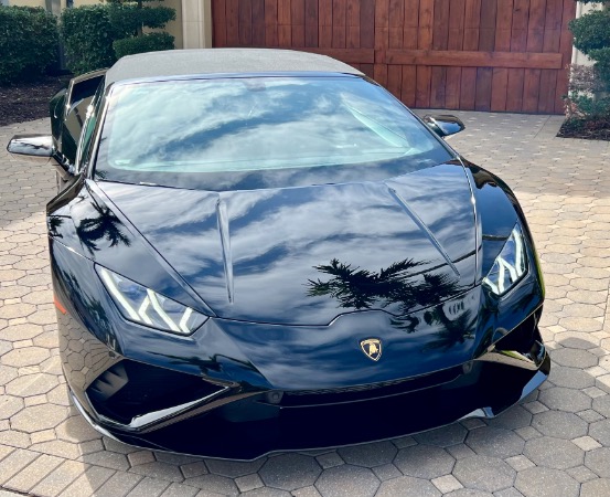 Used-2021-Lamborghini-Huracan-EVO-610-2-Spyder-Only-1k-Miles-Front-Lift-Carbon-Sport-Seats-Pristine