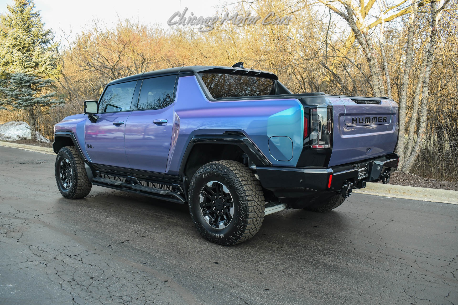 Used-2023-GMC-HUMMER-EV-Edition-1-SUV-1000HP-Mystic-Chrome-Wrap-ONLY-520-Miles-3X-Motor-Performa