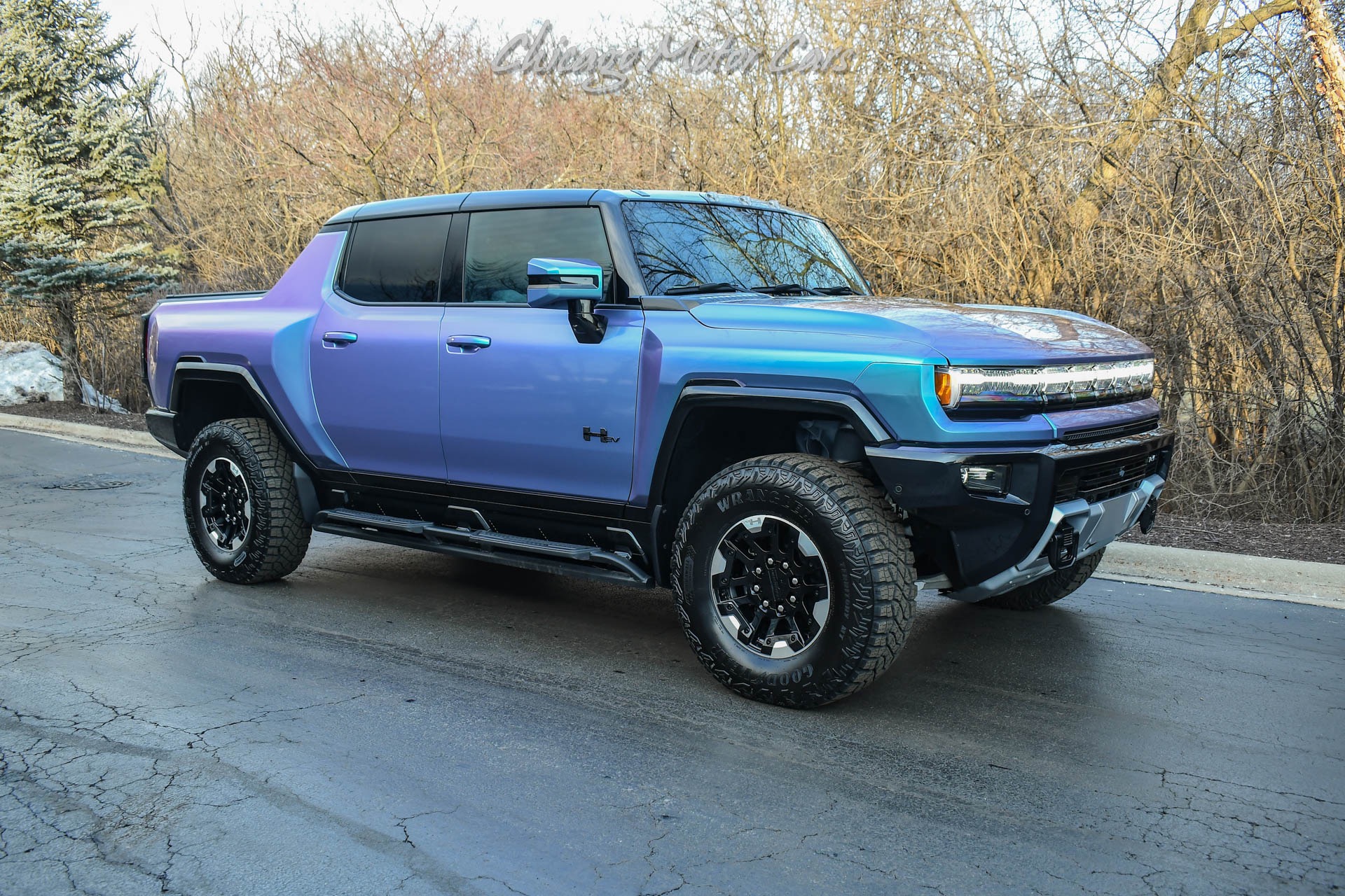 Used-2023-GMC-HUMMER-EV-Edition-1-SUV-1000HP-Mystic-Chrome-Wrap-ONLY-520-Miles-3X-Motor-Performa