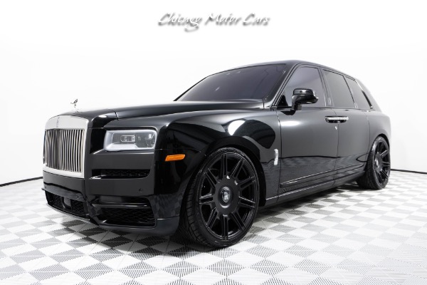 Used-2020-Rolls-Royce-Cullinan-Blackout-Package-Custom-Novitec-Wheels-Beautiful-Color-Combo-Loaded