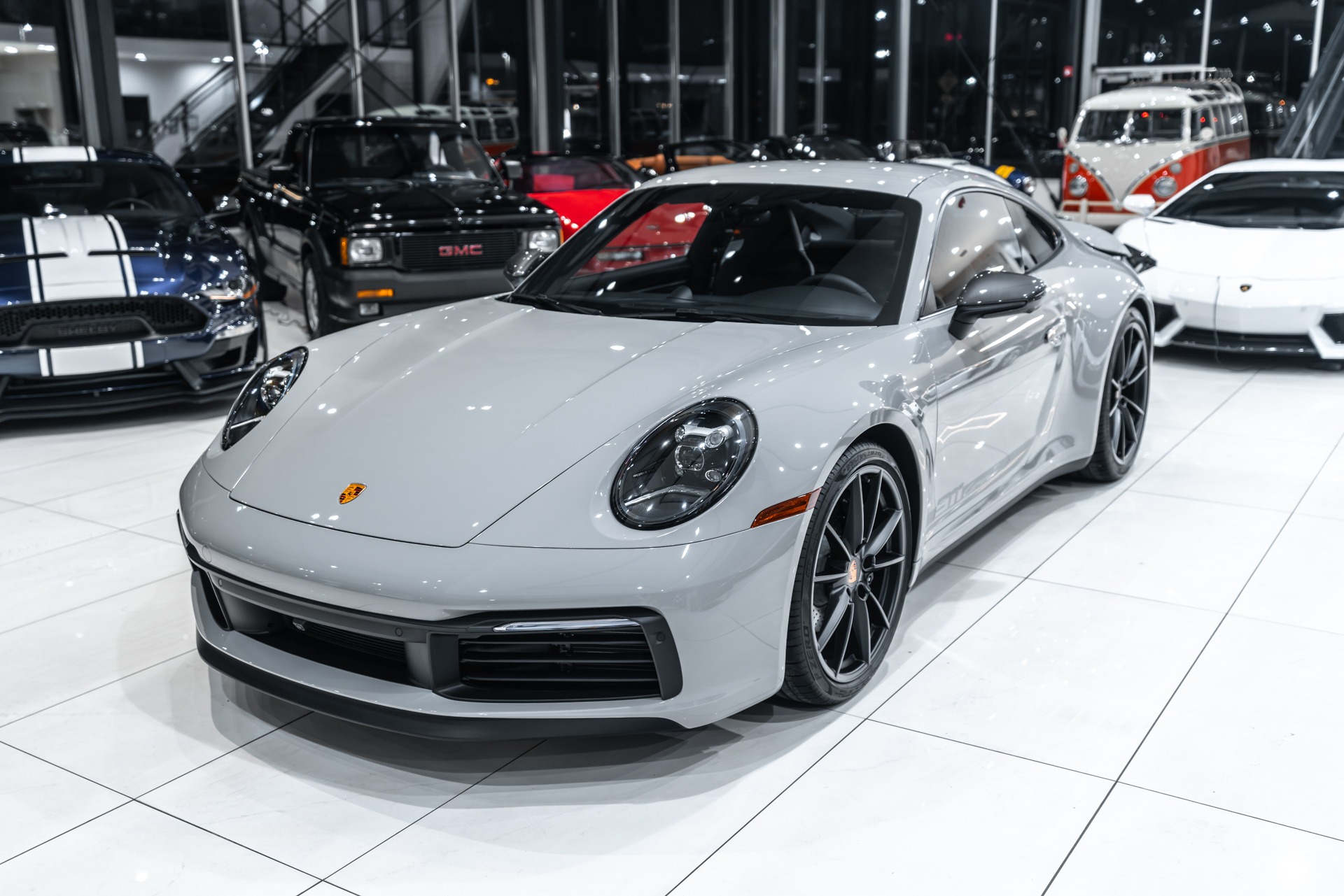 Used-2023-Porsche-911-Carrera-T-Coupe-Only-500-Miles-7-Speed-Manual-Chalk-Paint