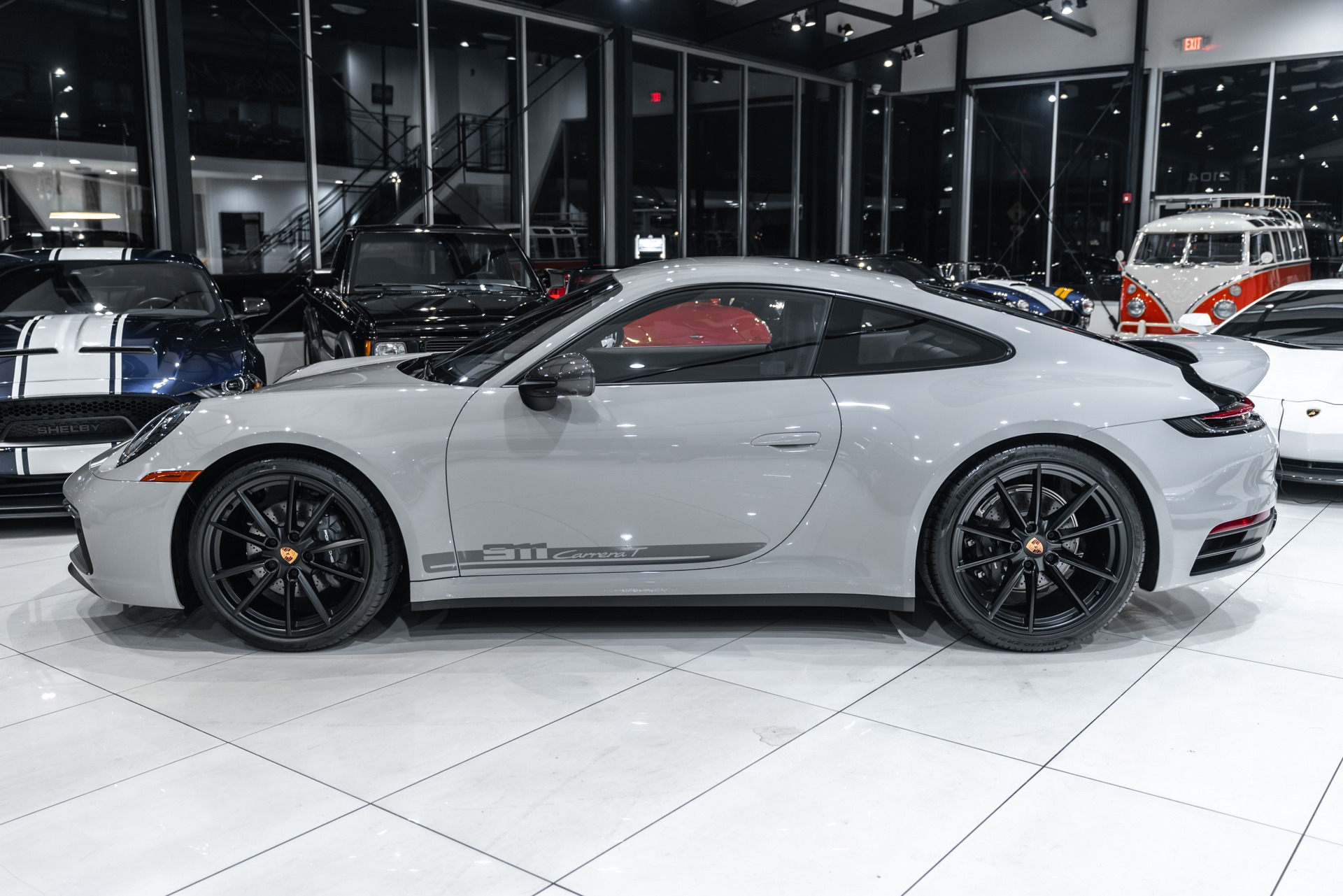 Used-2023-Porsche-911-Carrera-T-Coupe-Only-500-Miles-7-Speed-Manual-Chalk-Paint