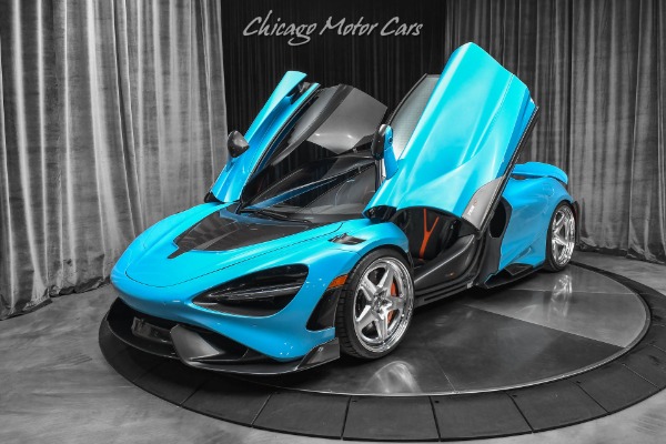 Used-2021-McLaren-765LT-Coupe-HRE-Wheels-1016-Industries-Package-LOADED-Carbon-Fiber-Serviced