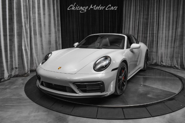 Used-2023-Porsche-911-Targa-4-GTS-Only-900-Miles-Front-Lift-ChalkBlack-LOADED-Paint-Protection