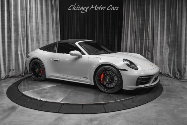 Used-2023-Porsche-911-Targa-4-GTS-Only-900-Miles-Front-Lift-ChalkBlack-LOADED-Paint-Protection